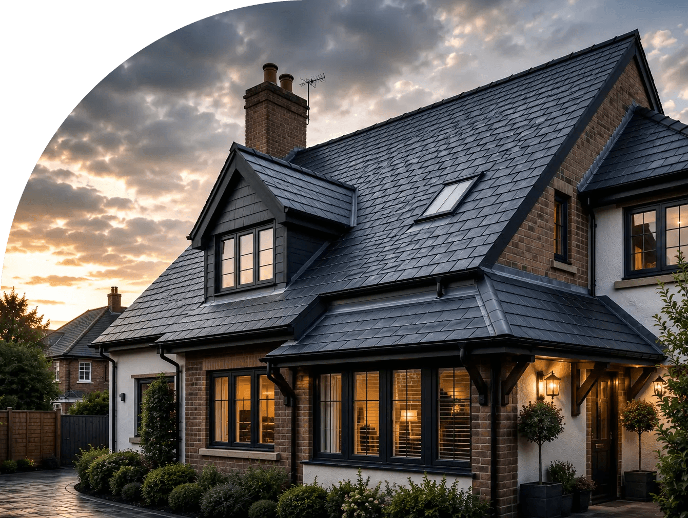 Roofing work on a Guildford property