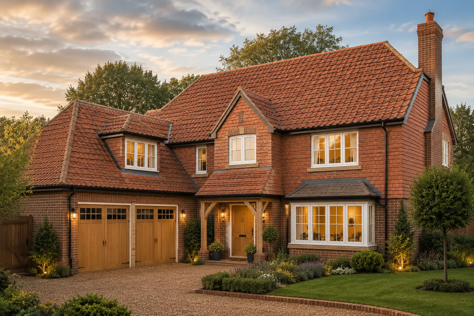 Roofing detail on a Guildford property